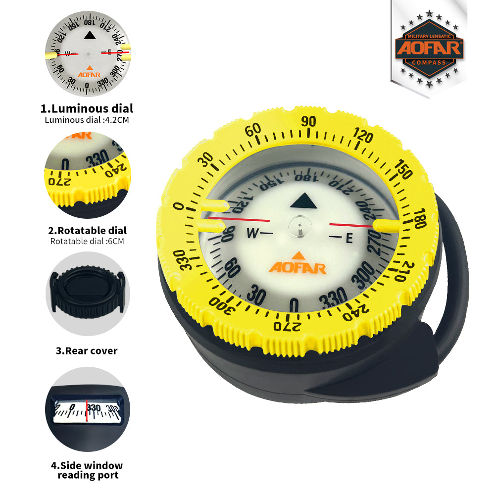 AF-Q60C Dive Wrist Compass